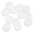 thumbnail image 1 of Clear Buttons for Sewing 0.45 inch Buttons for Crafts 2 Hole Transparent Buttons 18L Round Buttons Plastic Buttons Design Buttons for Craft Pants Dress Skirt Suit Shirt Pack of 12, 1 of 7