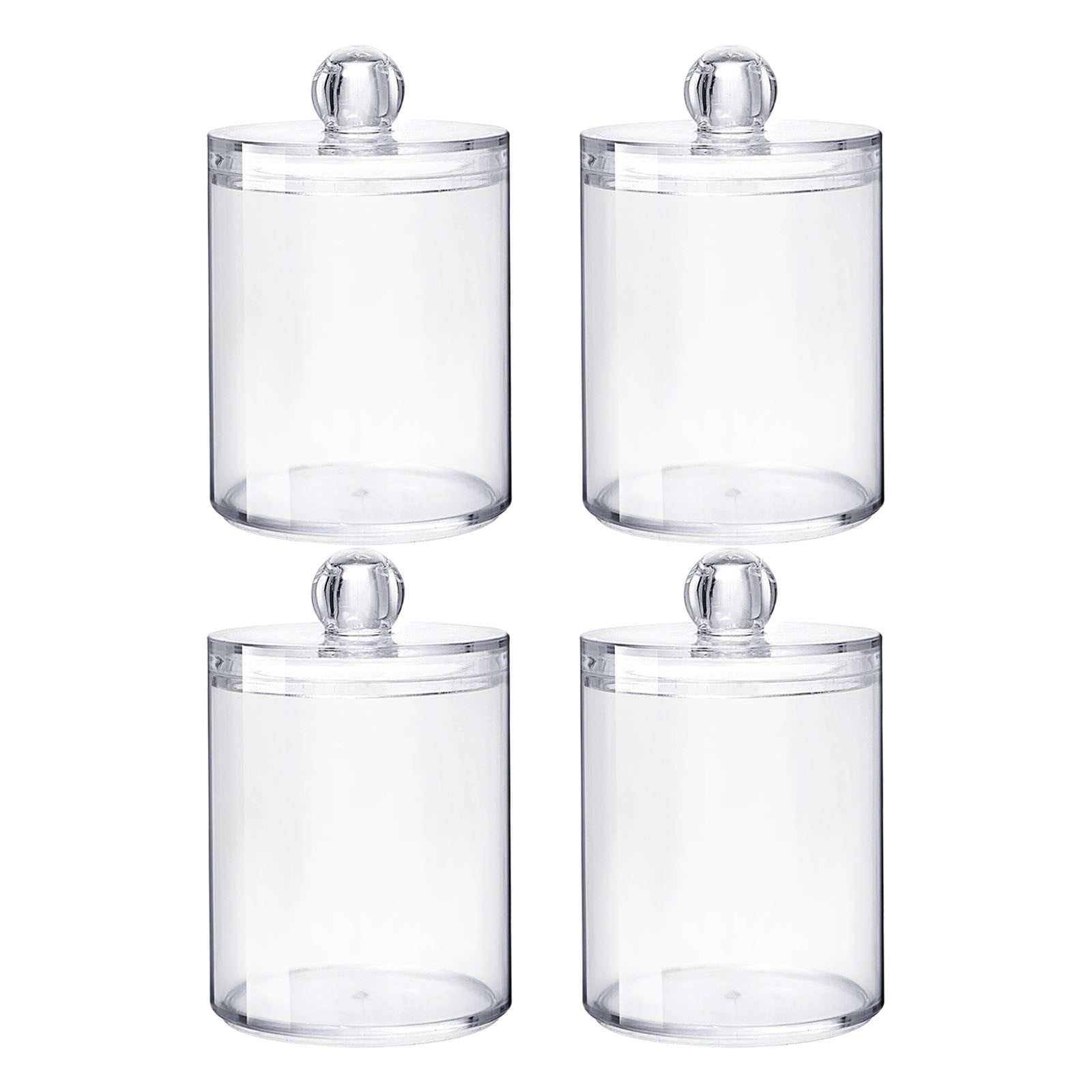 Clear C Plastic Cotton Swab Storage Box, Transparent Organizer for ...