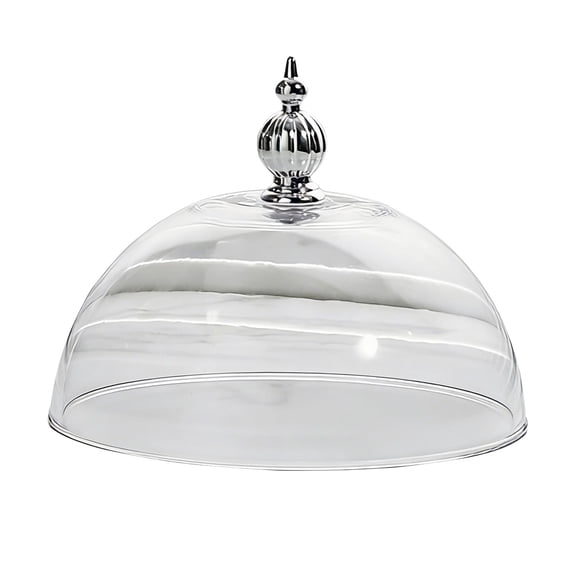 Clear Cake Dome Cover,6.3" Plastic Round Dessert Cloche, Transparent Cake Display Lid, Multi-Purpose Serving Dome Cover, Dessert Protector Lid, Reusable Cake Serving Cover