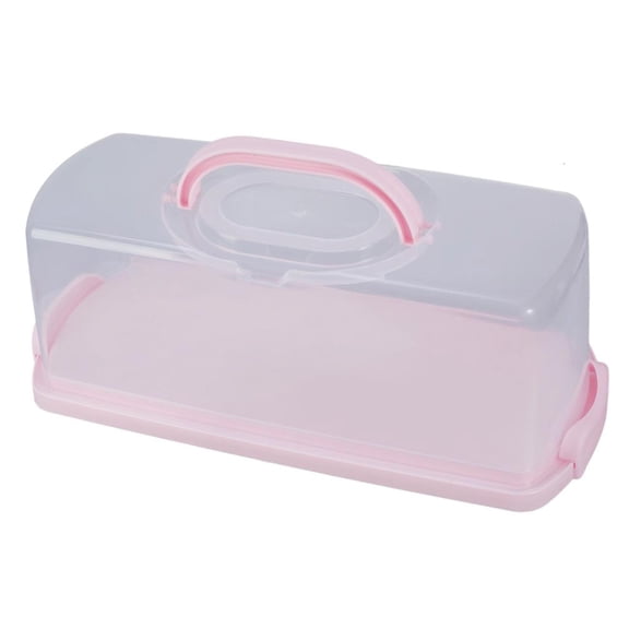 Clear Cake Slices Organiser Plastic Storage Case For Kitchen Baking Supplies