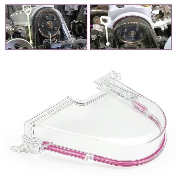 Clear Cam Gear Timing Belt Cover Turbo Cam Pulley for Honda Civic 96-00 D15 D16
