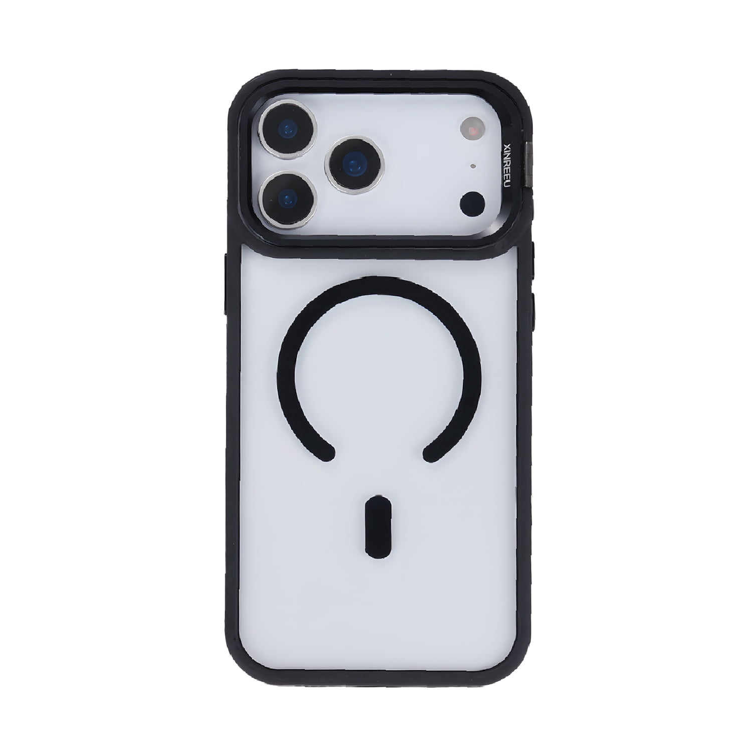 Clear Camera Stand MagSafe Case for iPhone 17 Pro - Black