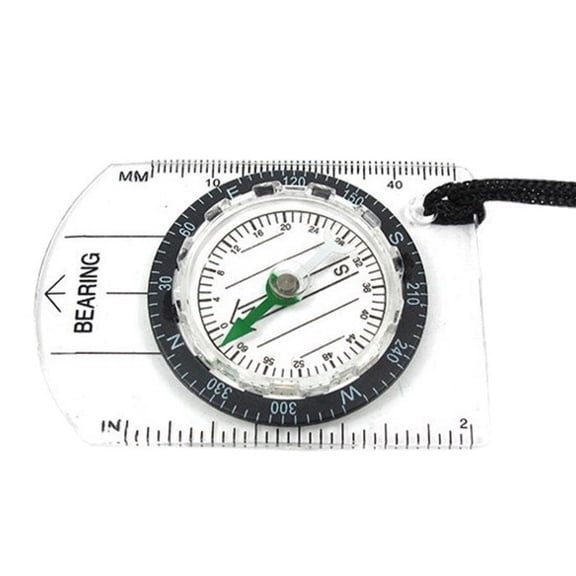 Clear Camping Essential Featuring Integrated Directional Compasses And Measurement Tool For Outdoor Lover