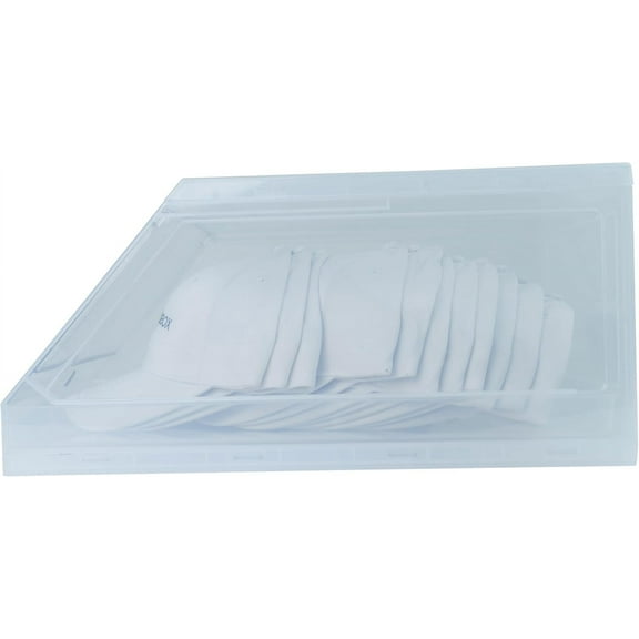 Clear CapBox 2.0 Hat Organizer for Baseball Caps, Stackable Sliding Tray Storage with Anti-Tilting & Trays Stopper (2 Pack)