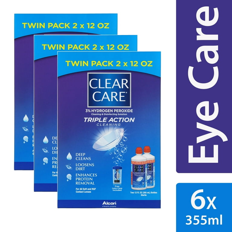 Clear Care Hydrogen Peroxide Contact Lens Cleaning And, 41 OFF