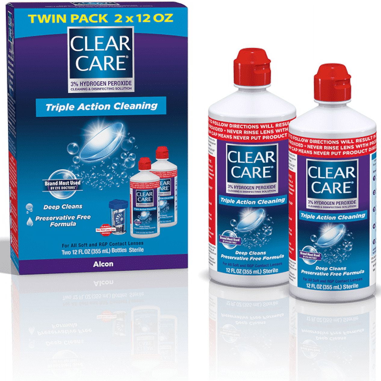 Clear Care Hydrogen Peroxide Contact Lens Cleaning and Disinfecting