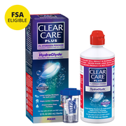 CLEAR CARE PLUS Cleaning & Disinfecting Contact Lens Solution with Case, 12 oz