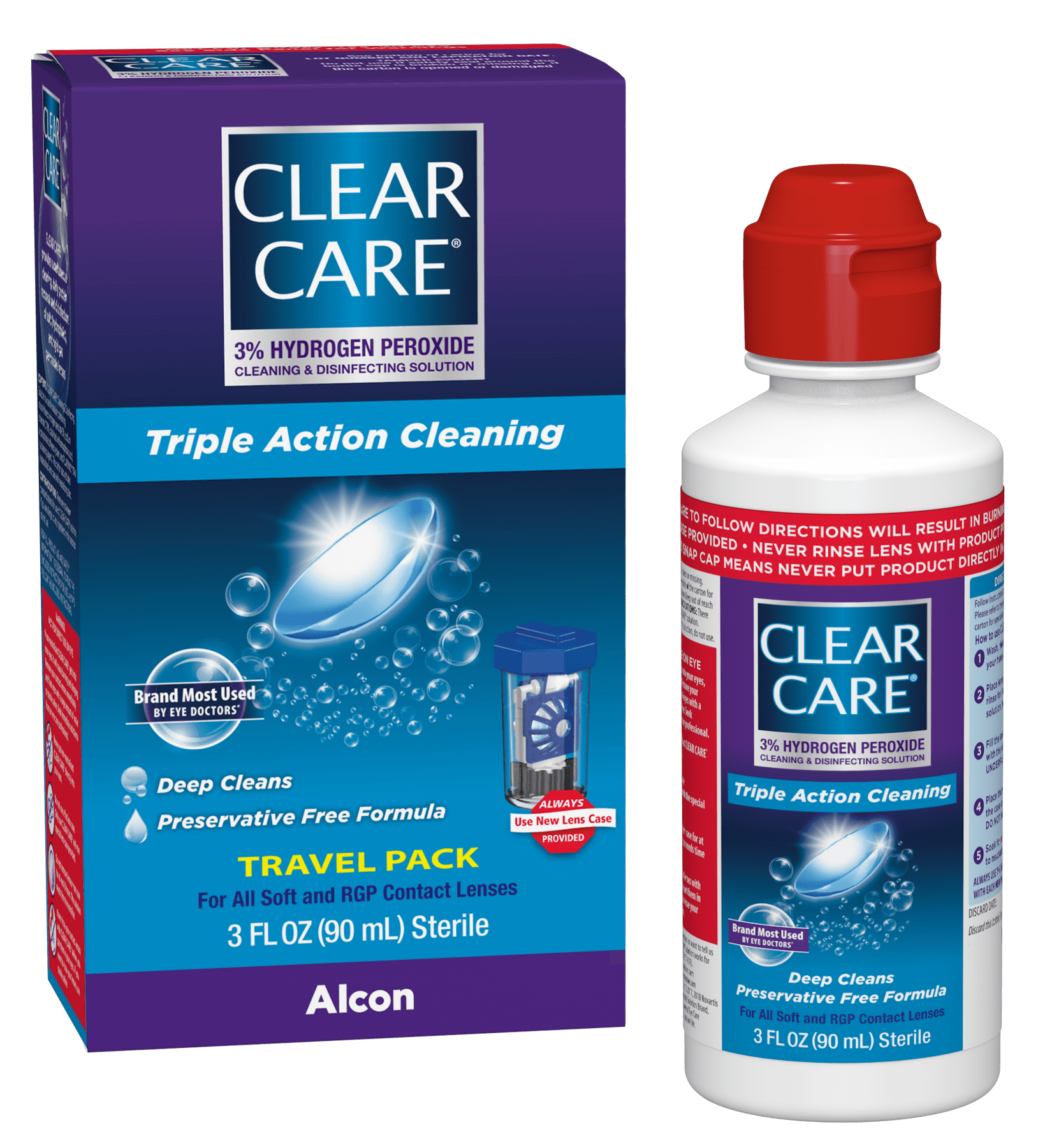Clear Care Triple Action Cleaning & Disinfecting Contact Lens
