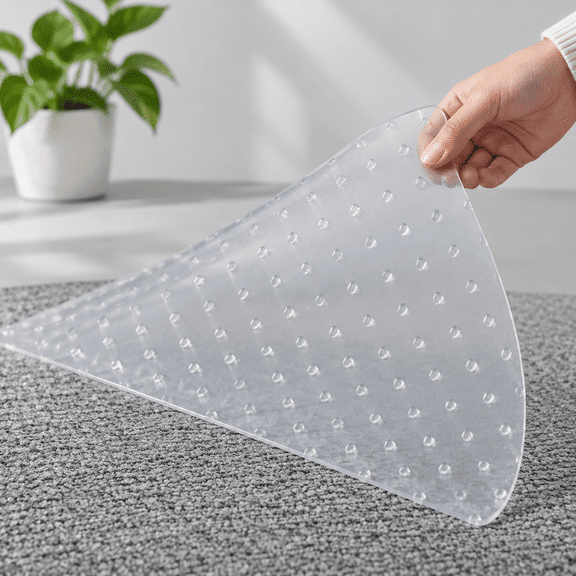 Clear Carpet Protector Runner 72 x 36 Inch Heavy Duty Flexible Vinyl for Low-Pile Carpets