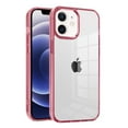thumbnail image 1 of Clear Case for Apple iPhone 12/ 12 Pro, Crystal Clear Transparent TPU Back Cover Anti-Yellow Shockproof Anti-Scratch Slim Fit Shell Phone Case for Apple iPhone 12/ 12 Pro, Pink, 1 of 6