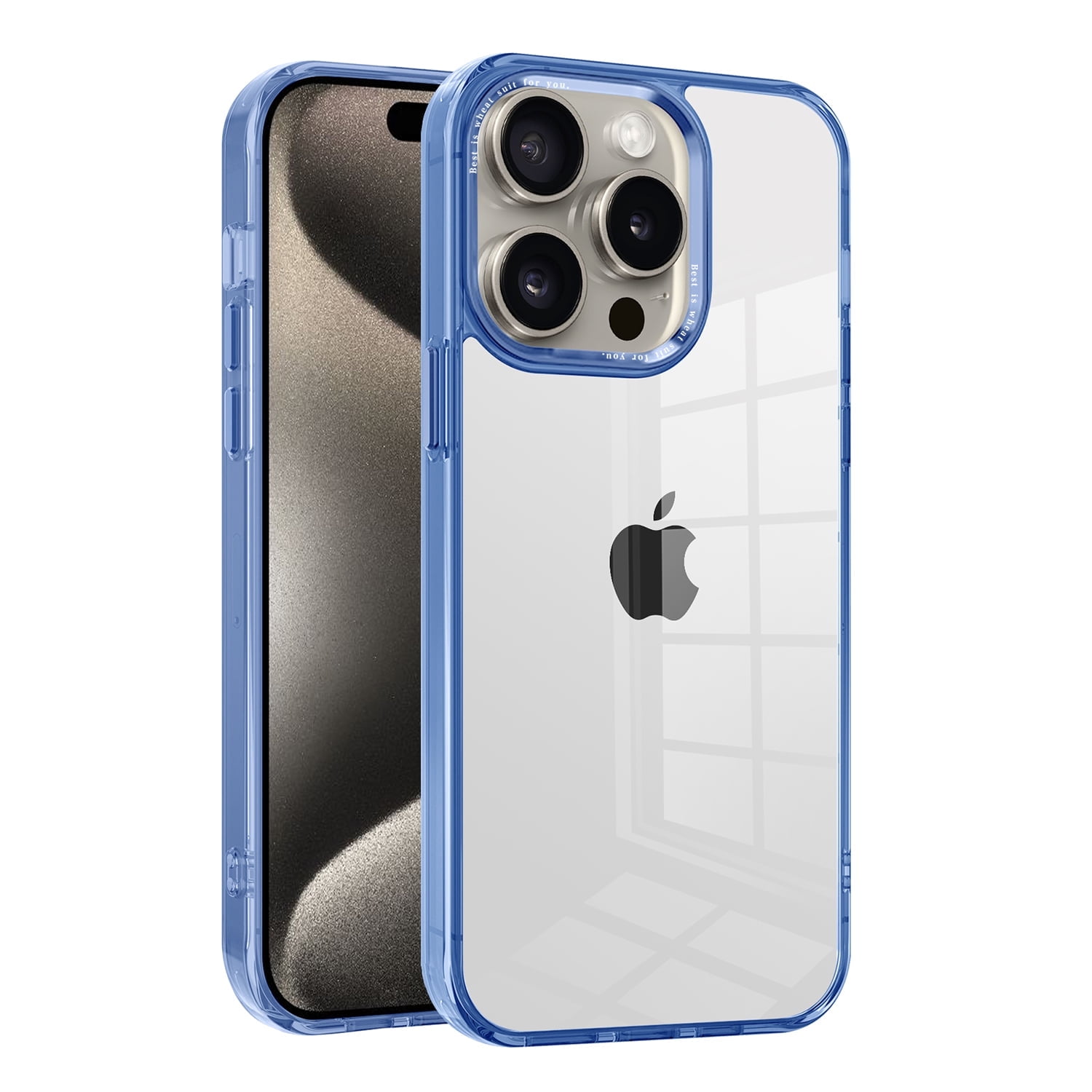 Clear Case for Apple iPhone 15 Pro Max, Crystal Clear Transparent