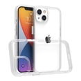 thumbnail image 1 of Clear Case Compatible for iPhone 13,  Dual-Layered Glass Back Shockproof Anti-Scratch Thin Protective Bumper Case Sturdy Transparent Cover with Wireless Charging for iPhone 13(6.1 inch),Clear, 1 of 9
