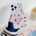 thumbnail image 1 of Clear Case Compatible with iPhone 15 Pro, Beautiful Butterflies Pattern Flexible TPU Shockproof Anti-Scratch Bumper Transparent Cover for iPhone 15 Pro with Ring Kickstand, F, 1 of 9