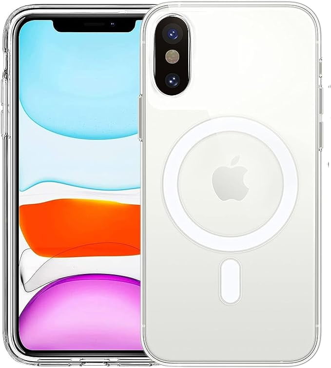 Clear Case Designed For iPhone X XS Clear Magnetic Case Yellow