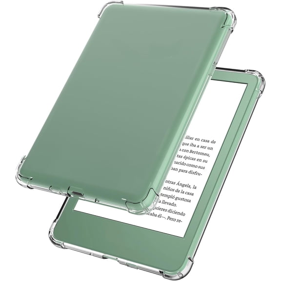 Clear Case Exclusively for 6 Inch Kindle 2024 and 2022 Releases (11th Generation) - Ultra Slim Soft TPU Transparent Cover, Lightweight and Durable Protection