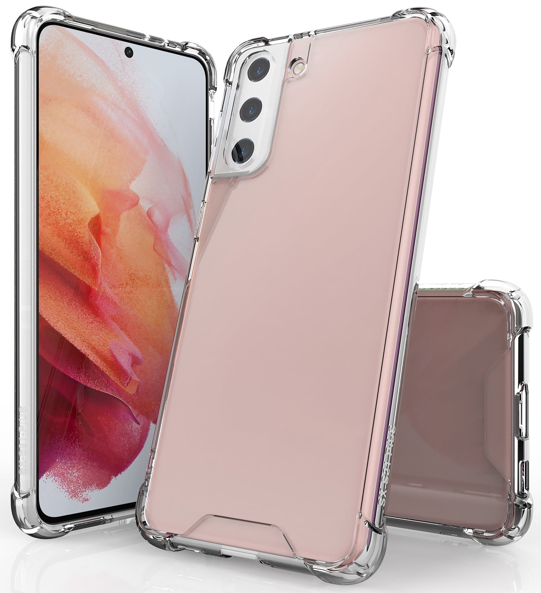 Clear Case for Galaxy S21 FE, Transparent [Aquaflex] SemiFlexible TPU