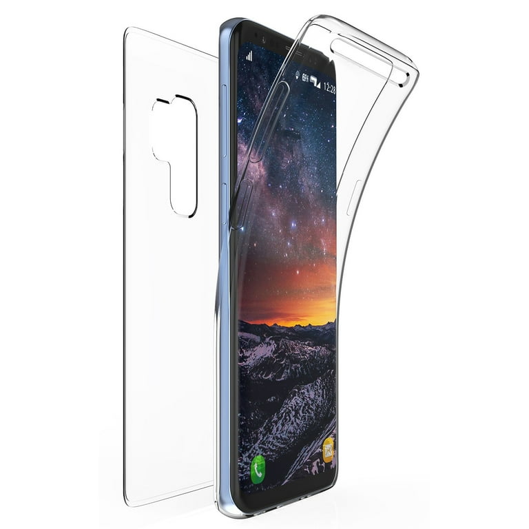 Clear Case for Galaxy S9 Plus, Tri-Max Clear 360-Degree Wrap [Full