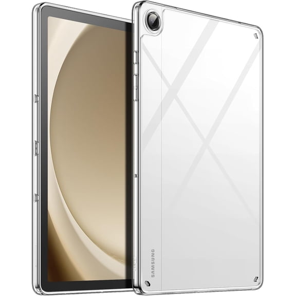 Clear Case for Galaxy Tab A9 Plus / A9+ 11-Inch, Anti-Yellowing Transparent Shockproof Slim Tablet Cover with Hard PC Back and Soft TPU Bumper (Clear)