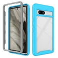 thumbnail image 1 of Clear Case for Google Pixel 8A, Hybrid Silicone Durable 3-Layer [Not Yellowing][Military Grade Drop Protection] Shockproof/DropProof Protective Cover for Google Pixel 8A,Blue, 1 of 5