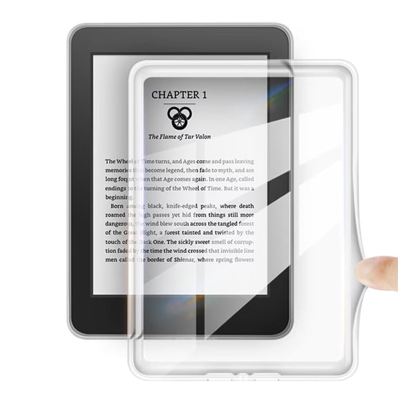 Clear Case for Paperwhite 10th Generation 6" (2018 Release) - Ultra Slim Lightweight Cover | Soft Flexible TPU + Acrylic Back | Transparent Protective Shell