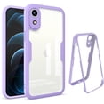 thumbnail image 1 of Clear Case for Samsung Galaxy A03 Core (Not A03) with Built-in Screen Protector, Slim Full Body Rugged Soft TPU Bumper Protective Phone Cover Case for Samsung Galaxy A03 Core QC Purple, 1 of 8