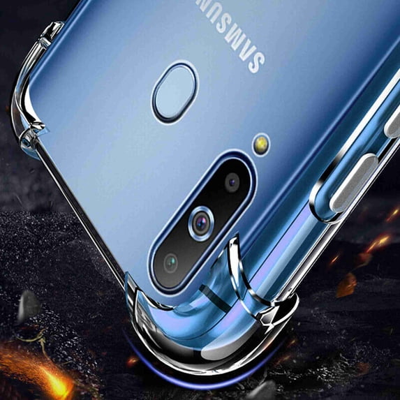 Clear Case for Samsung Galaxy A10, Soft & Flexible TPU Ultra-Thin Shockproof 4 Corners Bumper Transparent Back Cover, Cases Drop Protection For Samsung Galaxy A10 (Clear)