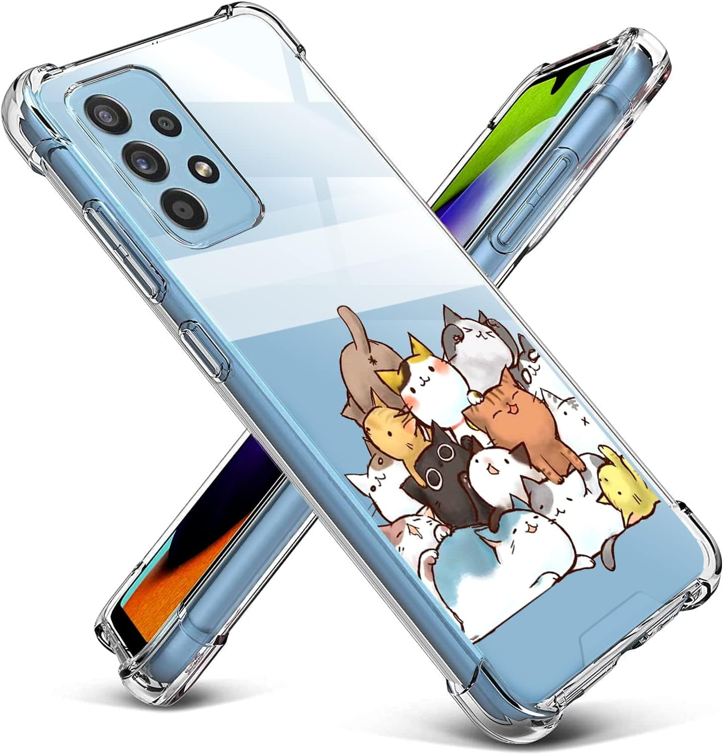 Clear Case for Samsung Galaxy A52 5G 4G Airbasgs Corners Shockproof