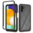 thumbnail image 1 of Clear Case for Samsung Galaxy A54 5G, Hybrid Rugged PC Soft TPU Dual-Layers Military Grade Shockproof Anti-Slip Cover High-Transparency Lens Protection Non-Yellowing Anti-Slip Case, Black, 1 of 6