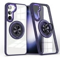 thumbnail image 1 of Clear Case for Samsung Galaxy S23, Magnetic [Compatible with Magsafe] with 360° Rotatable Ring Kickstand Slim Transparent Men Women Shockproof Protective Phone Cover for Samsung Galaxy S23, Purple, 1 of 7