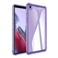 thumbnail image 1 of Clear Case for Samsung Galaxy Tab A7 Lite 8.7" 2021 SM-T225/SM-T220/SM-T225N/SM-T227U, Slim Lightweight TPU Back Transparent Shockproof Drop Protective Ultra Thin Anti-Yellow Case Cover, Purple, 1 of 7