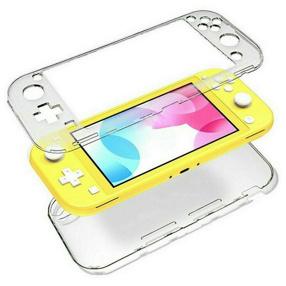 Clear Case Transparent Hard Shell Protector Cover Compatible with Nintendo Switch Lite Console