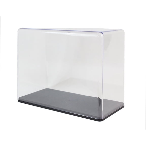 Clear Case With Black Base (For 1:32 Construction Vehicles and 1:12 Bikes w/ Figures) [1:32 scale in Black]