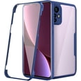 thumbnail image 1 of Clear Case for Xiaomi 12 Lite with Built-in Screen Protector, Slim Shockproof Soft TPU Bumper Full Body Protection Phone Cover Case for Xiaomi 12 Lite QC Blue, 1 of 8