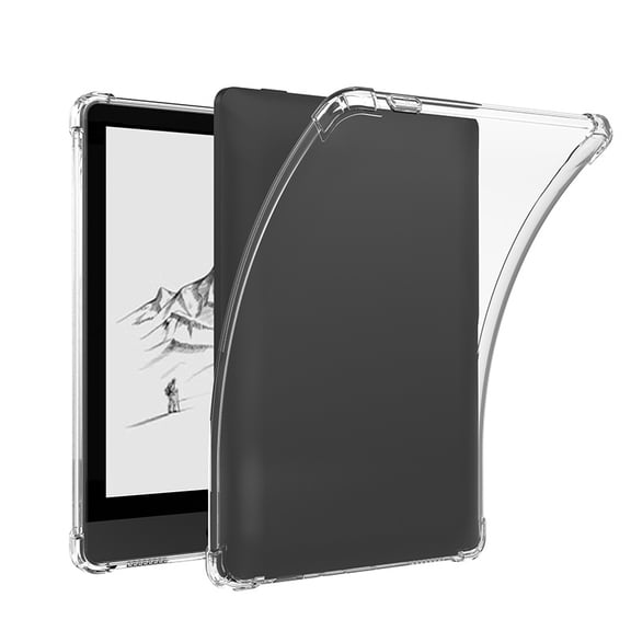 Clear Case for Bigme Read 6.0" E-Reader, Full Coverage Corner Soft TPU Shockproof Anti-Scratch Drop Bumper Protective Cover Tablet Case
