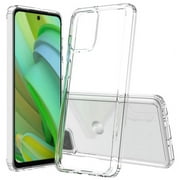 Clear Case for Moto G Power 5G 2023, Aquaflex Semi-Flexible TPU [Shock Absorbing] Transparent Phone Cover for Motorola XT2311 Series