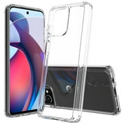 Clear Case for Moto G Stylus 5G 2023, Aquaflex Semi-Flexible TPU [Shock Absorbing] Transparent Phone Cover for Motorola XT2315 Series