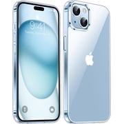 Clear Case for iPhone 15 Phone Case | Designed for iPhone 15, Non-Yellowing, Military-Grade Drop Protection, Slim, Thin, Shockproof, Protective Cover