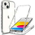 thumbnail image 1 of Clear Case for iPhone 15, Thin Slim Crystal Bilayer Bumper Shockproof Protective Case Cover for iPhone 15 6.1 inch 2023 (Clear), 1 of 9