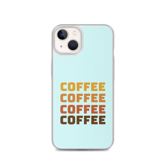 Clear Case for iPhone® Coffee Phone Cover Gift (iPhone 13)