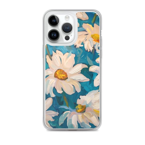 Clear Case for iPhone® Daisy Flower Phone Cover Gift For Her (iPhone 14 Pro Max)