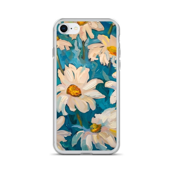 Clear Case for iPhone® Daisy Flower Phone Cover Gift For Her (iPhone SE)