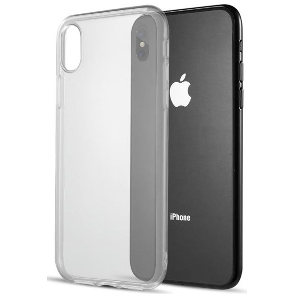 Clear Case for iPhone Xs Max, Transparent Flex Gel TPU Skin Case Slim Cover for Apple iPhone Xs Max (Size 6.5" model) (iPhone 10s Max)