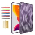 thumbnail image 1 of Clear Case for iPad Pro 10.5 2017, Shockproof Thin Slim Transparent Flexible TPU Gel Silicone Lightweight Anti-scratch Back Cover Protective Shell Fit for iPad Air 3 2019, Darkpurple, 1 of 6