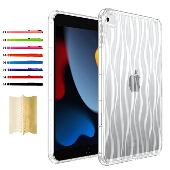 Clear Case for iPad mini 1/2/3/4/5, Luxury Slim Fit TPU Back Protective Shock-Absorption Corner Protection Lightweight Soft Cover for iPad mini 1/2/3/4/5, Clear