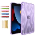 thumbnail image 1 of Clear Case for iPad mini 4 2015, Shockproof Thin Slim Transparent Flexible TPU Gel Silicone Lightweight Anti-scratch Back Cover Protective Shell Fit for iPad mini 5 2019, Lightpurple, 1 of 6