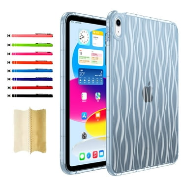 Clear Case for iPad mini 6th Gen 8.3" 2021/iPad mini 7th Gen (A17 Pro) 2024 8.3", Luxury Slim Fit TPU Back Protective Shock-Absorption Corner Protection Lightweight Soft Cover, Blue