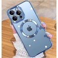 thumbnail image 1 of Clear Case for iPhone 14 Pro Max Case with Full Camera Protection [No.1 Strong N52 Magnets] [ Grade Drop Protection] Shing for Women Girls Phone Case (6.7")-Sierra Blue, 1 of 13