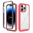 thumbnail image 1 of Clear Case for iPhone 15 Pro Max, High-Transparency Hybrid Rugged PC + TPU Military Grade Shockproof Cover, Dual-Layers Lens Protection Non-Yellowing Case for iPhone 15 Pro Max,Rose, 1 of 6