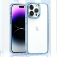 thumbnail image 1 of Clear Case for iPhone 15 Pro, Ultra Slim Flexible Scratch Resistant Transparent TPU Shockproof Bumper Gel Rubber Soft Silicone Protective Phone Case Cover for iPhone 15 Pro, Blue, 1 of 7