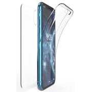 Clear Case for iPhone XR, New 360-Degree Wrap [Full-Body Protection] Transparent TPU Slim Cover [Built-In Screen Guard] for Apple iPhone XR 2018 Size 6.1" model 10R